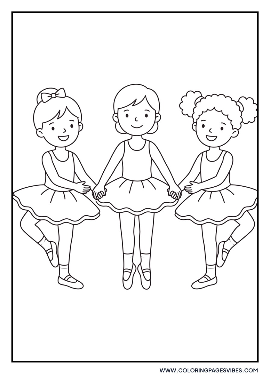 Trio of Young Dancers