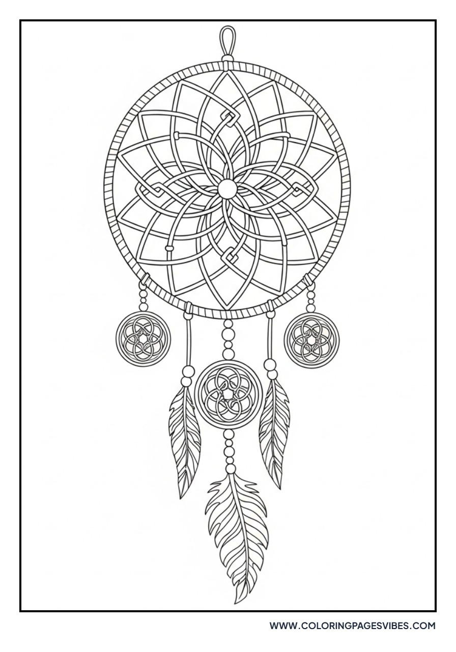 Complex Knot Dream Catcher