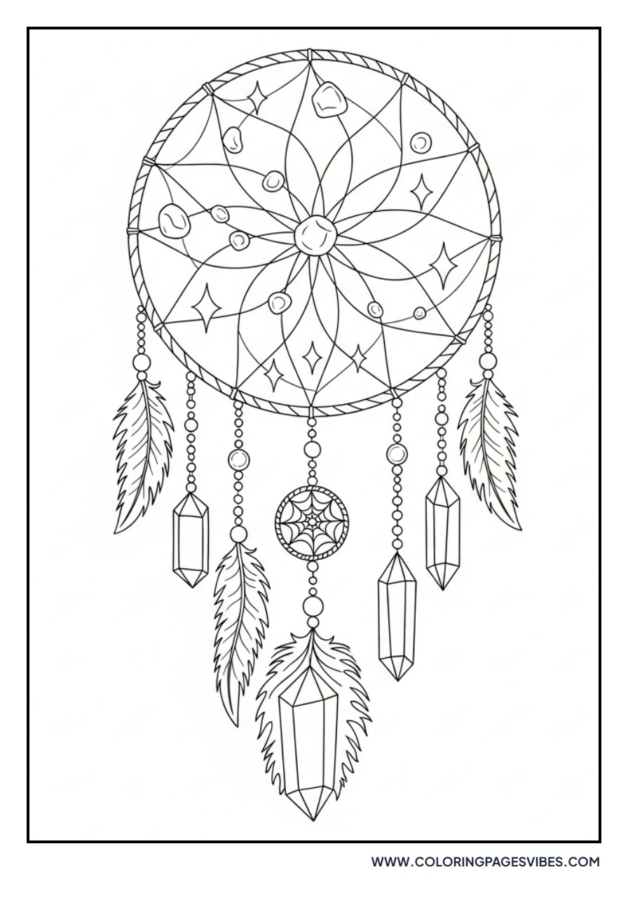 Crystal Point Dream Catcher