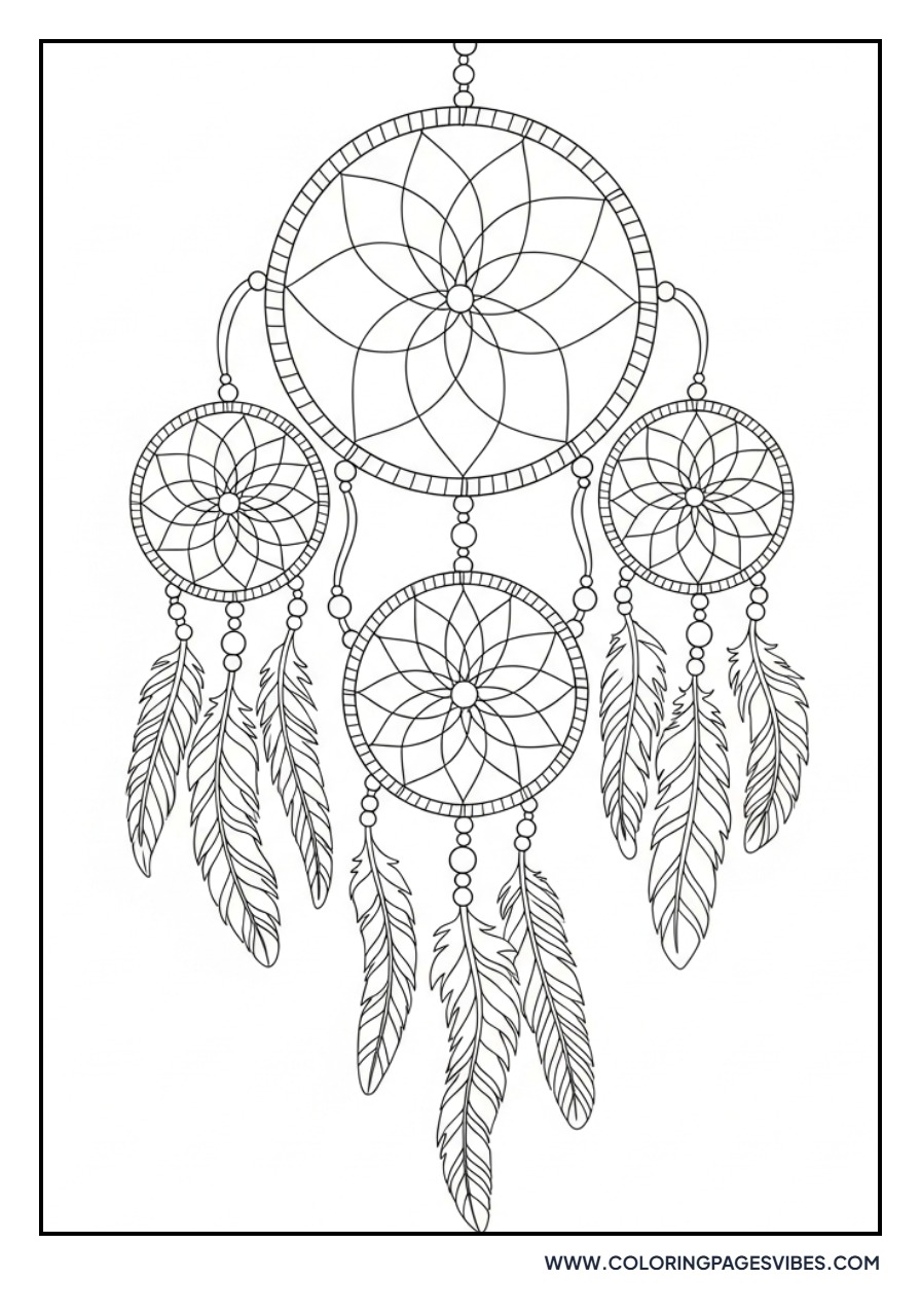 Detailed Boho Dream Catcher