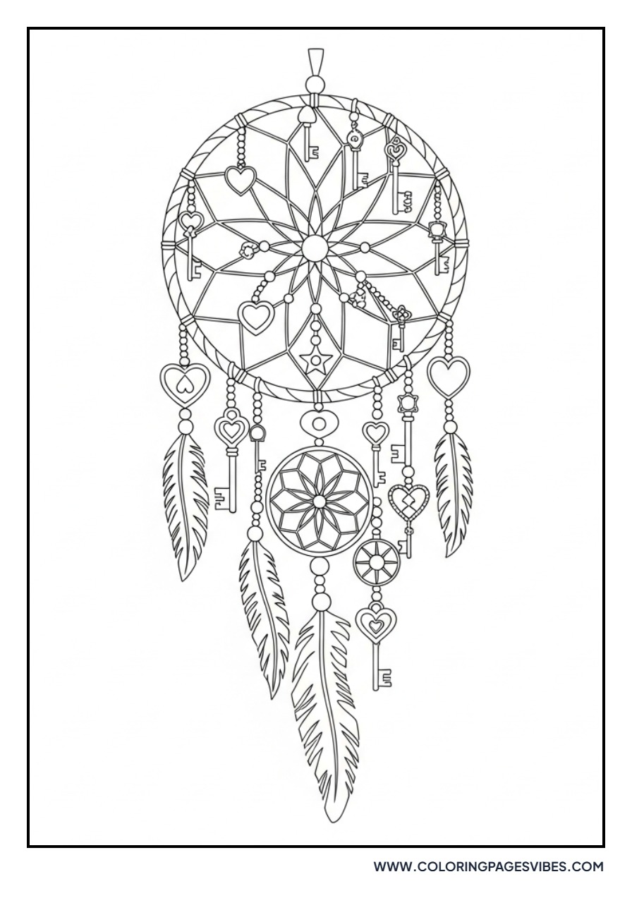 Detailed Charm Dream Catcher