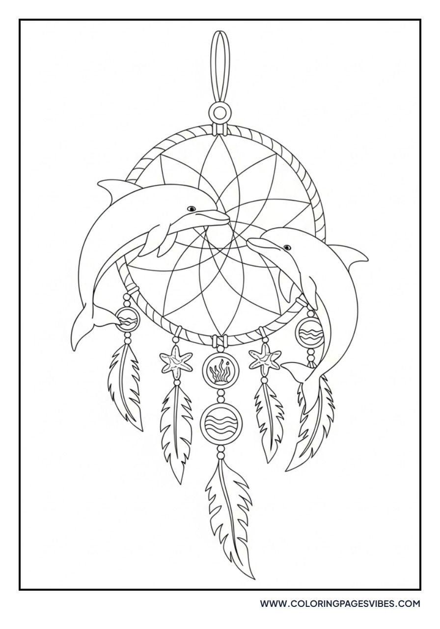 Dolphin Spirit Dream Catcher
