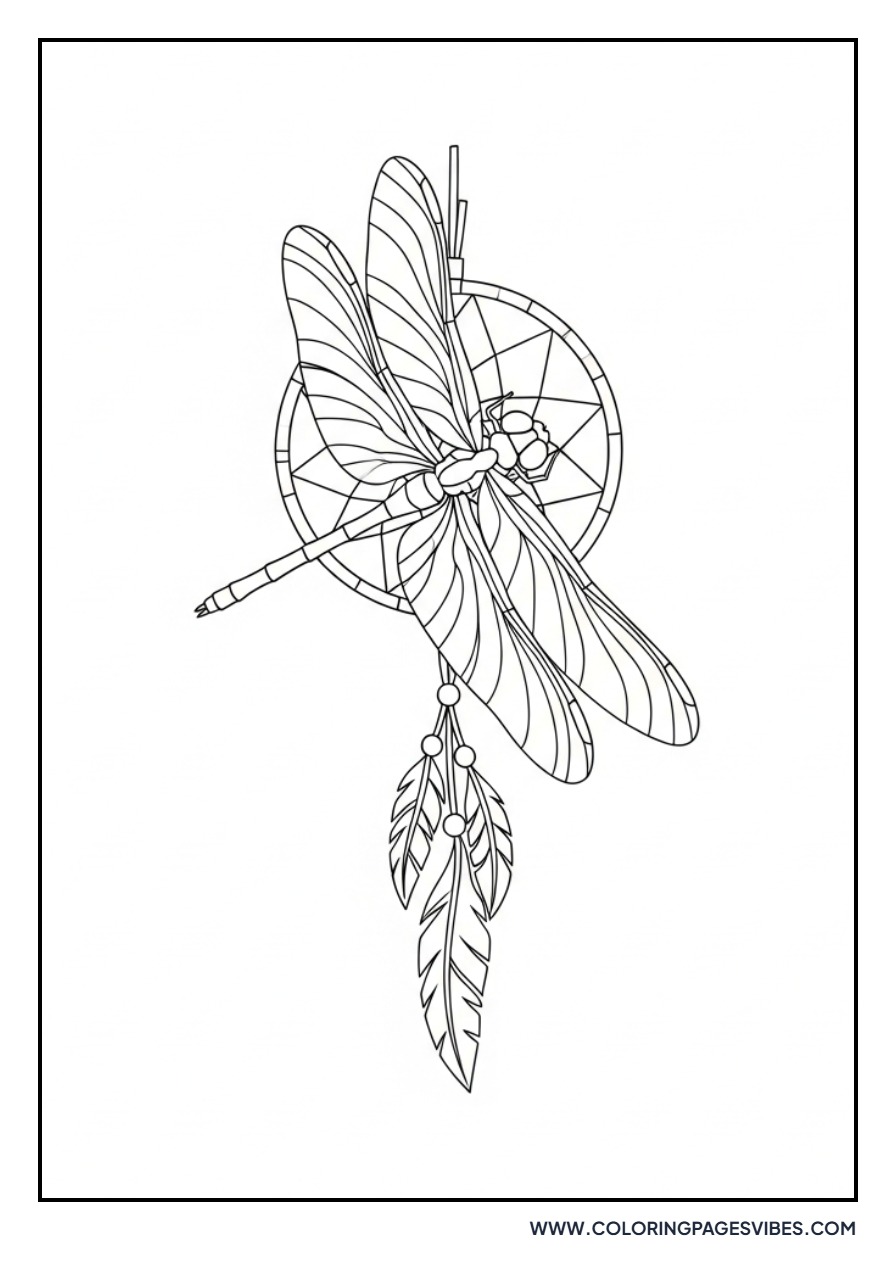 Dragonfly Spirit Dream Catcher