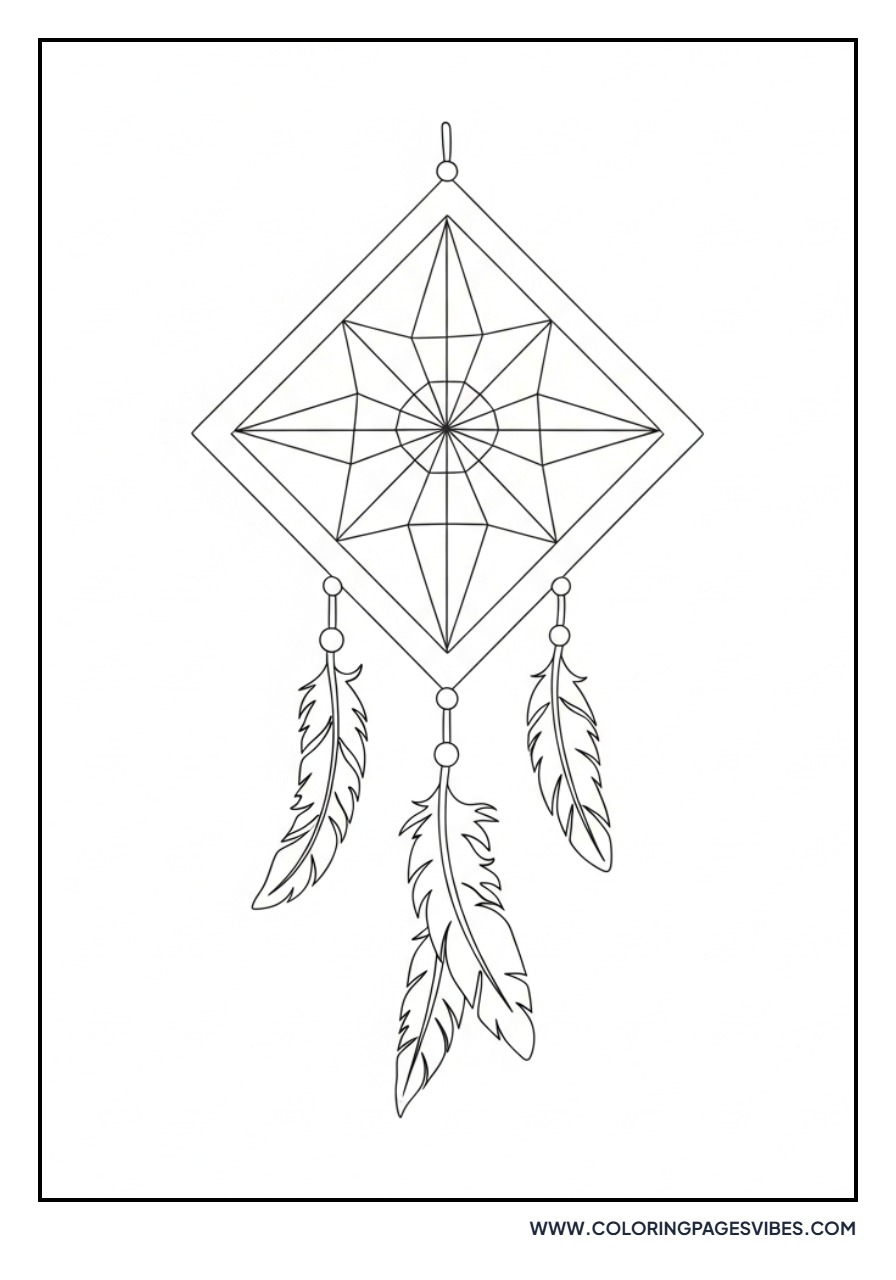 Easy Diamond Dream Catcher