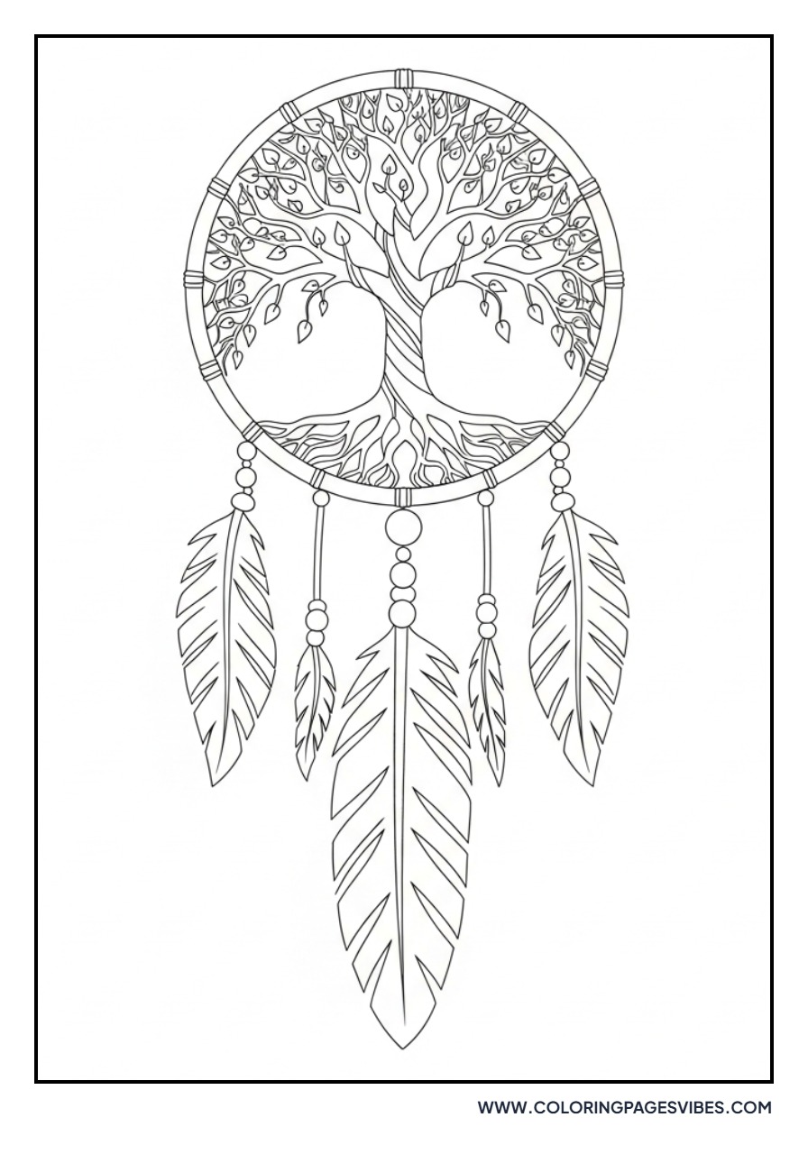 Forest Tree Dream Catcher