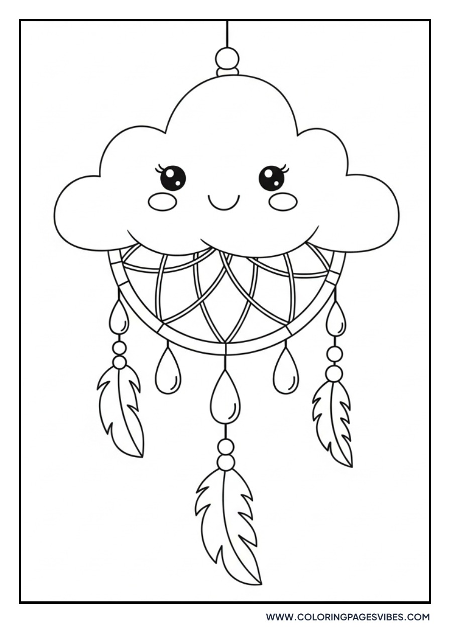 Friendly Cloud Dream Catcher