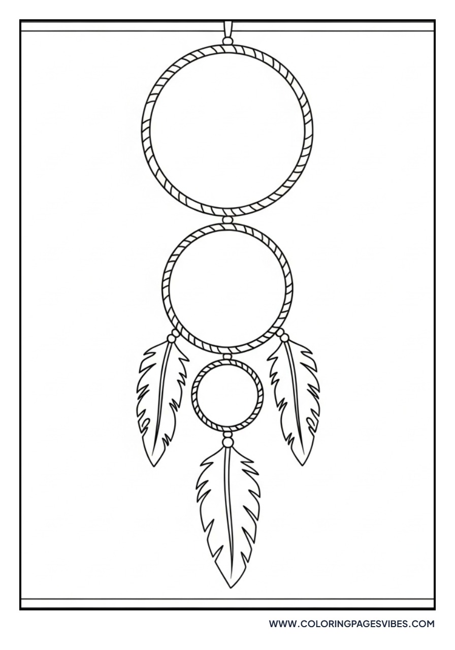 Layered Hoop Dream Catcher