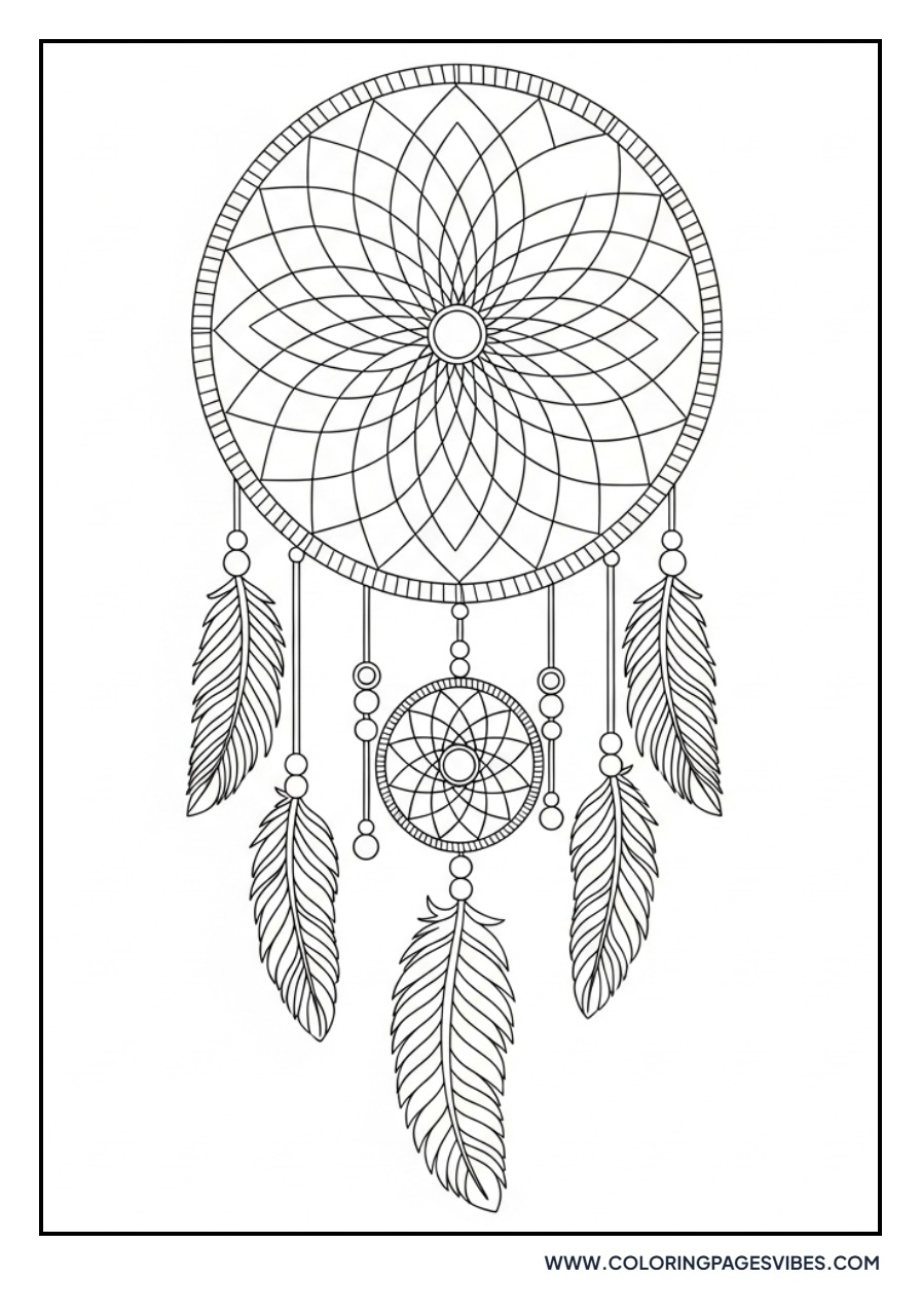 Mandala Web Dream Catcher