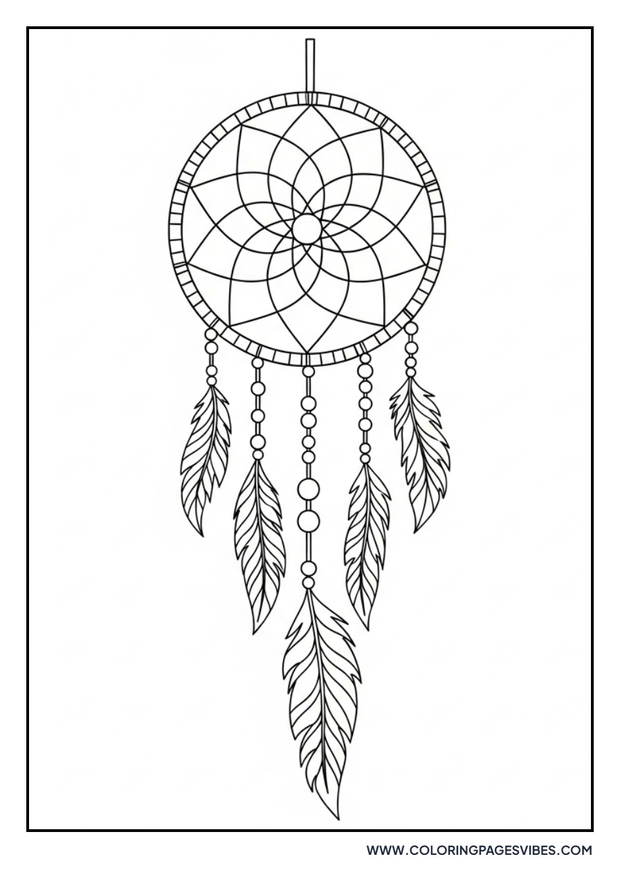 Minimalist Dream Catcher Art