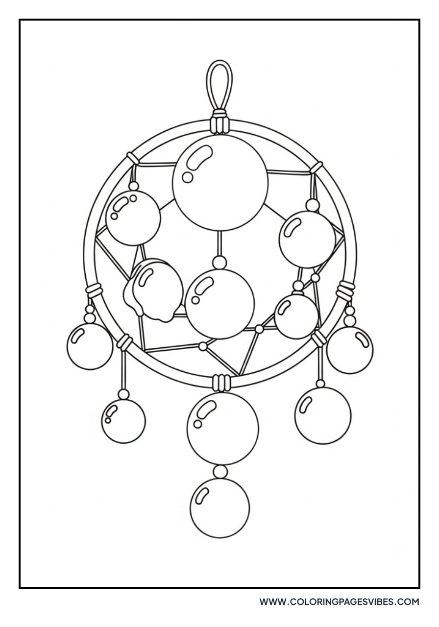 Round Bead Dream Catcher