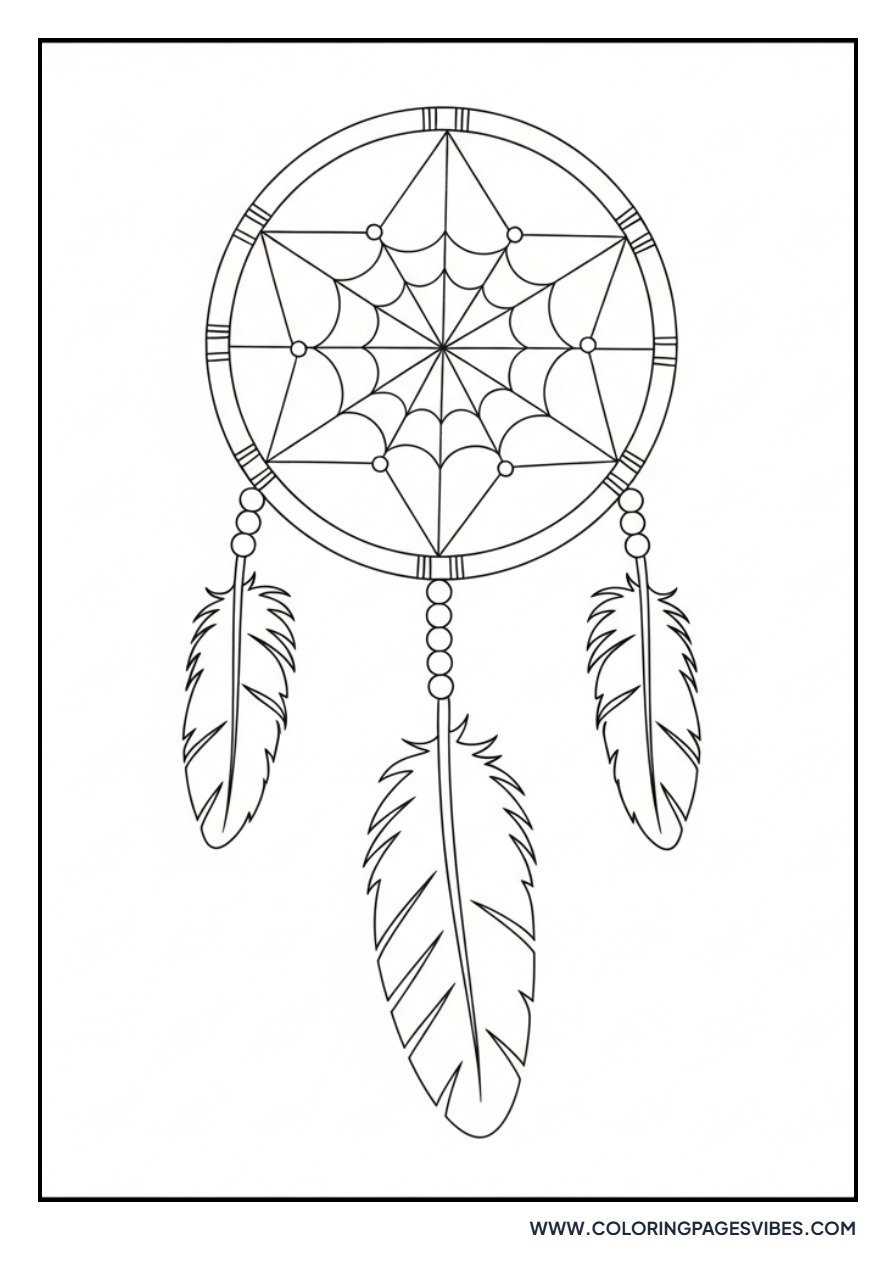 Simple Circle Dream Catcher