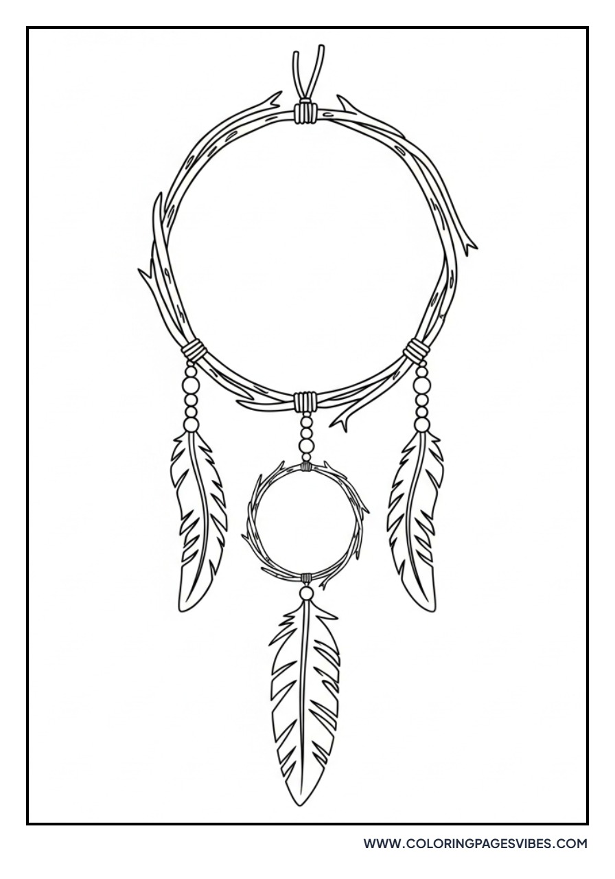 Simple Twig Dream Catcher