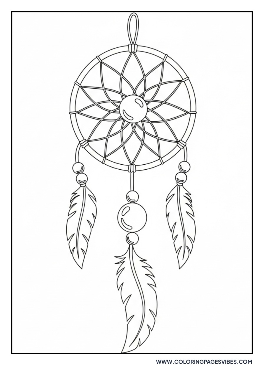 Single Bead Dream Catcher