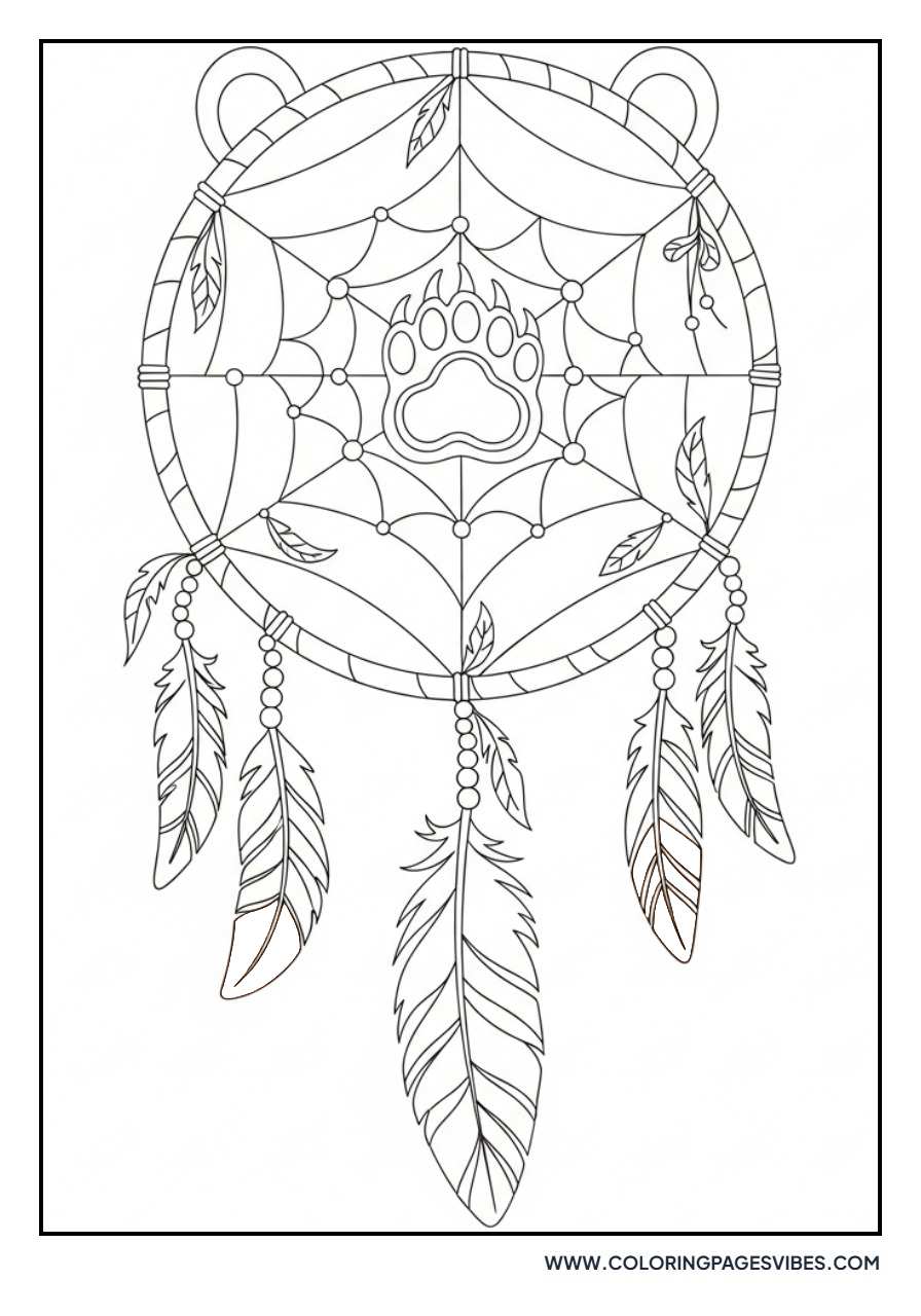 Strong Bear Dream Catcher