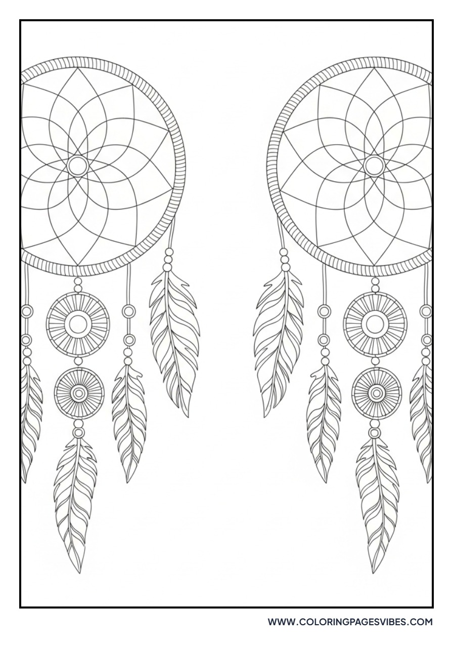 Symmetrical Dream Catcher Design