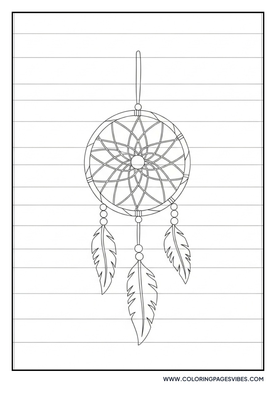 Toddler Dream Catcher Page