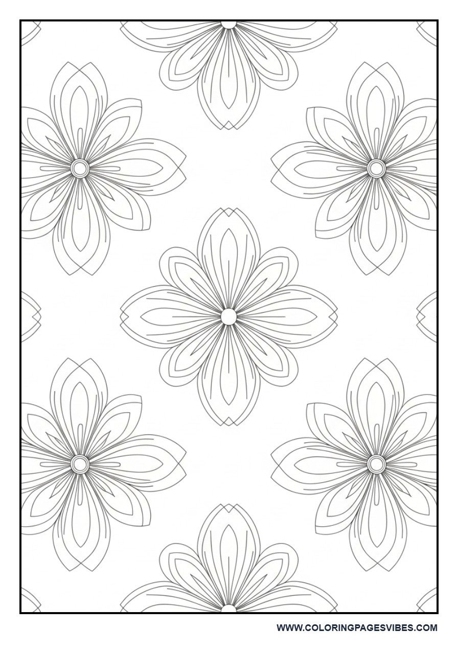 Abstract Floral Pattern