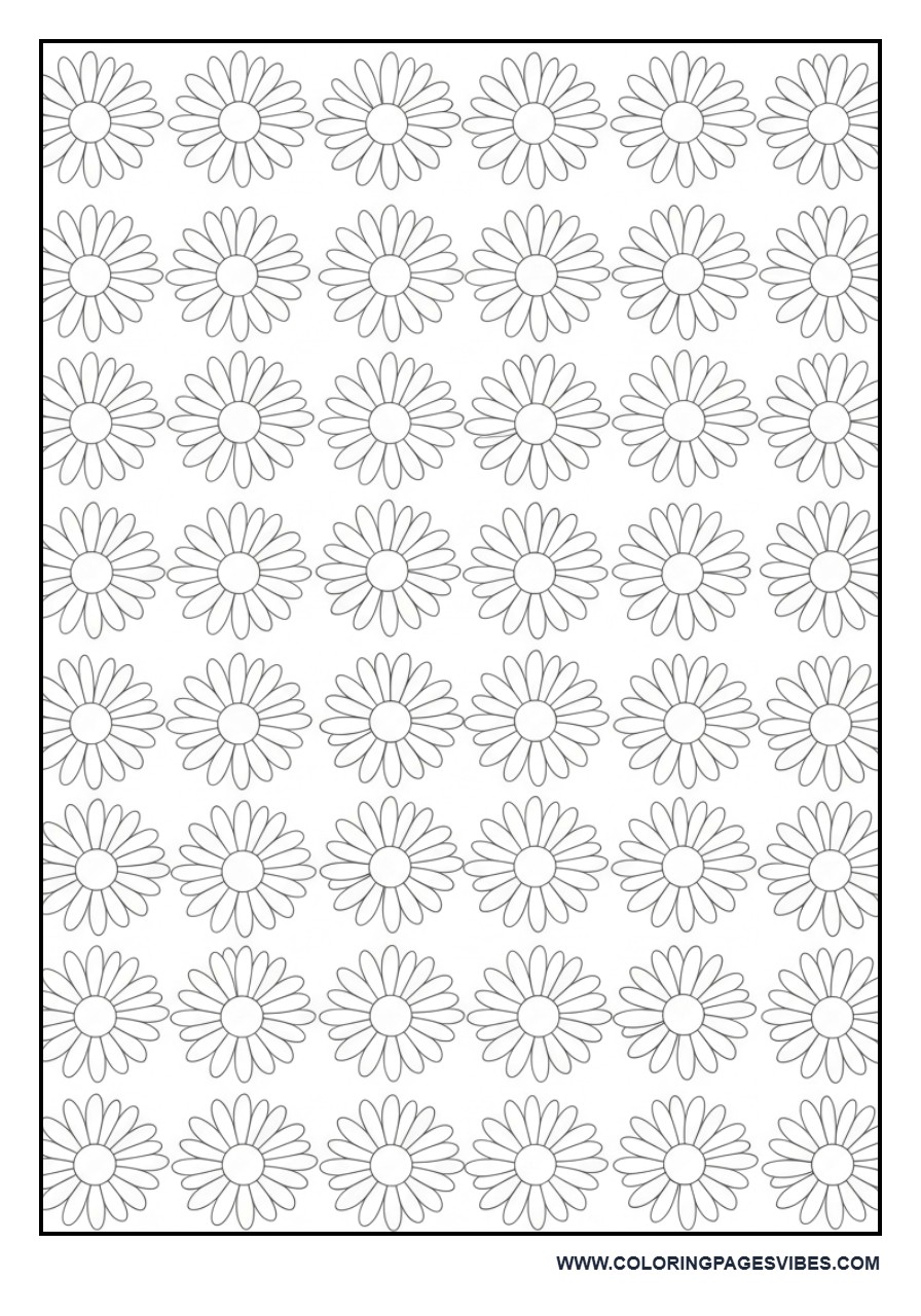Daisy Repeat Pattern