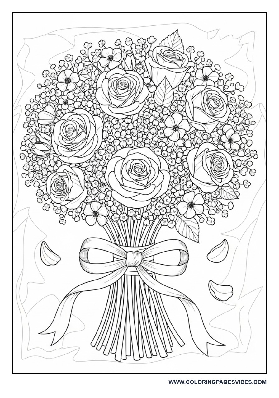 Floral Bouquet (Realistic Style)