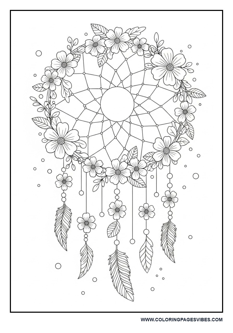 Floral Dreamcatcher