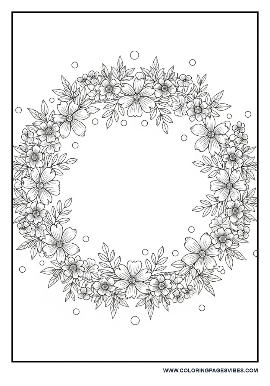 Floral Wreath Design