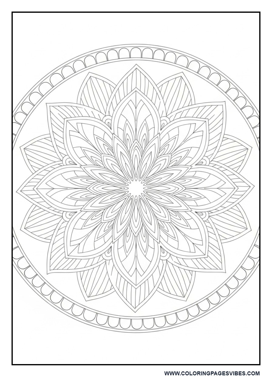 Lotus Mandala Design