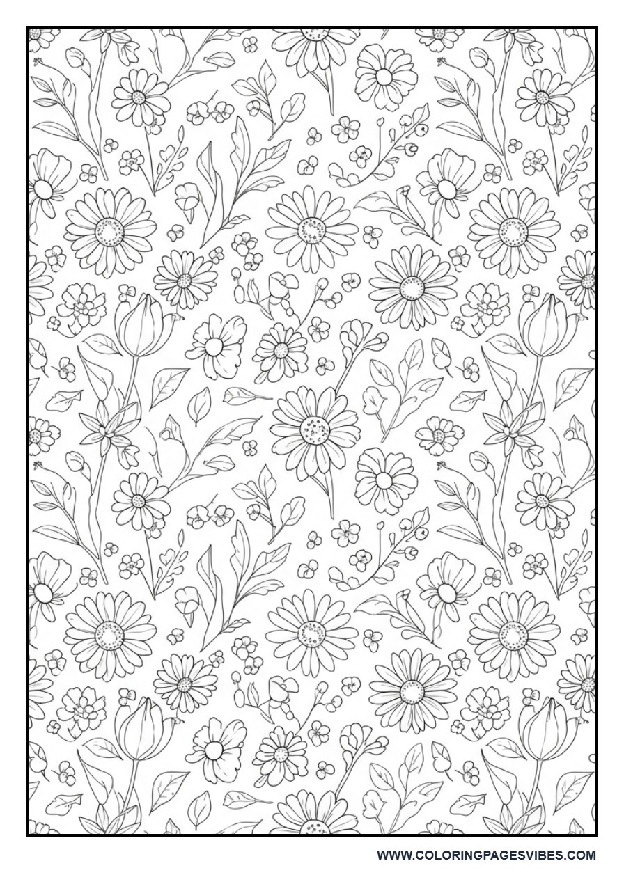Mixed Floral Pattern