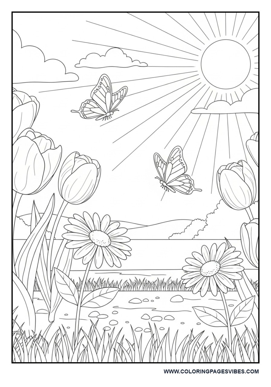 Spring Garden Flowers