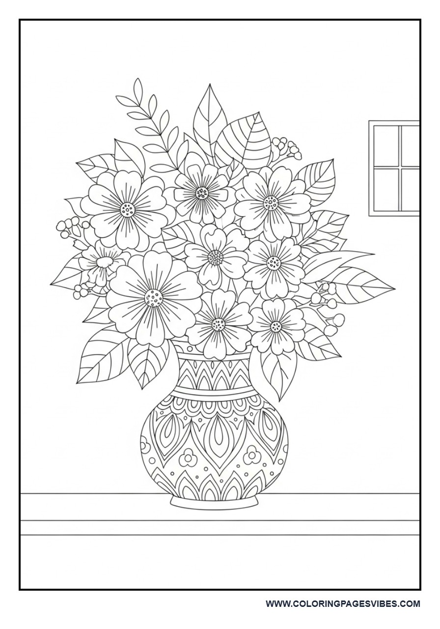 Vase with Flowers