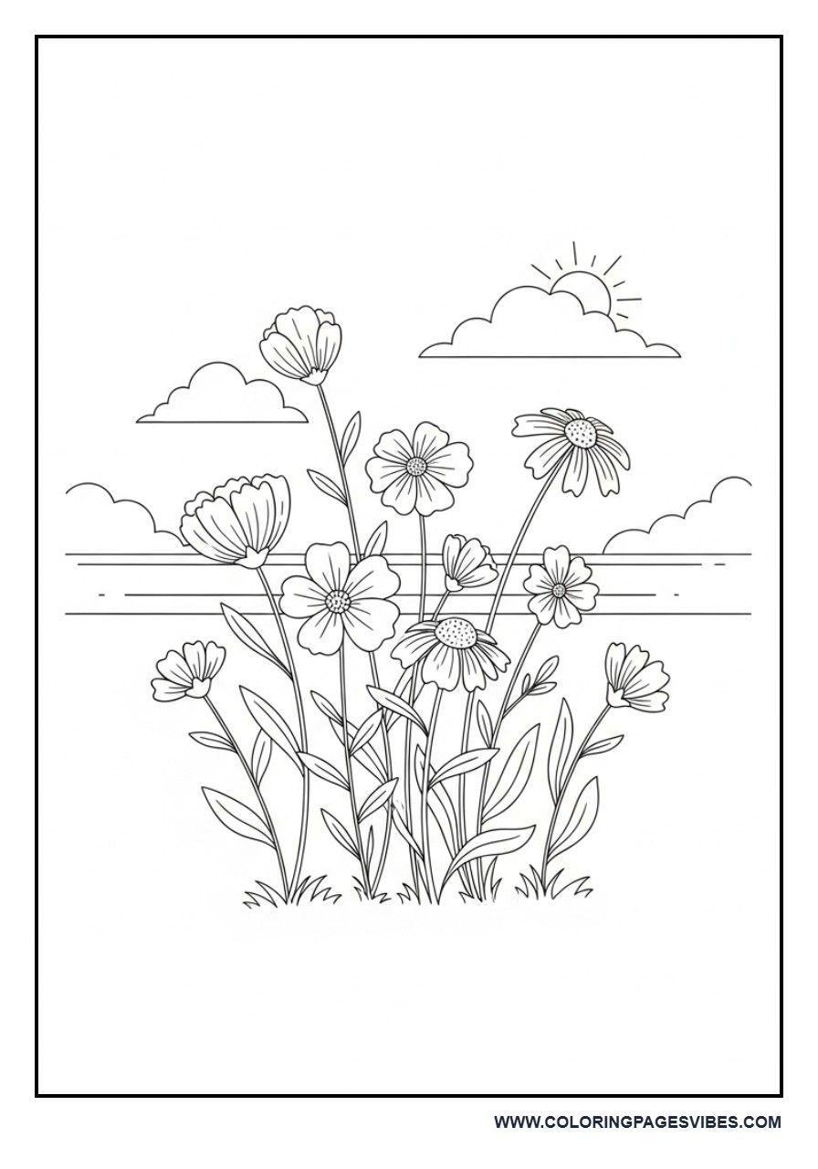 Wildflower Field (Light Detail)