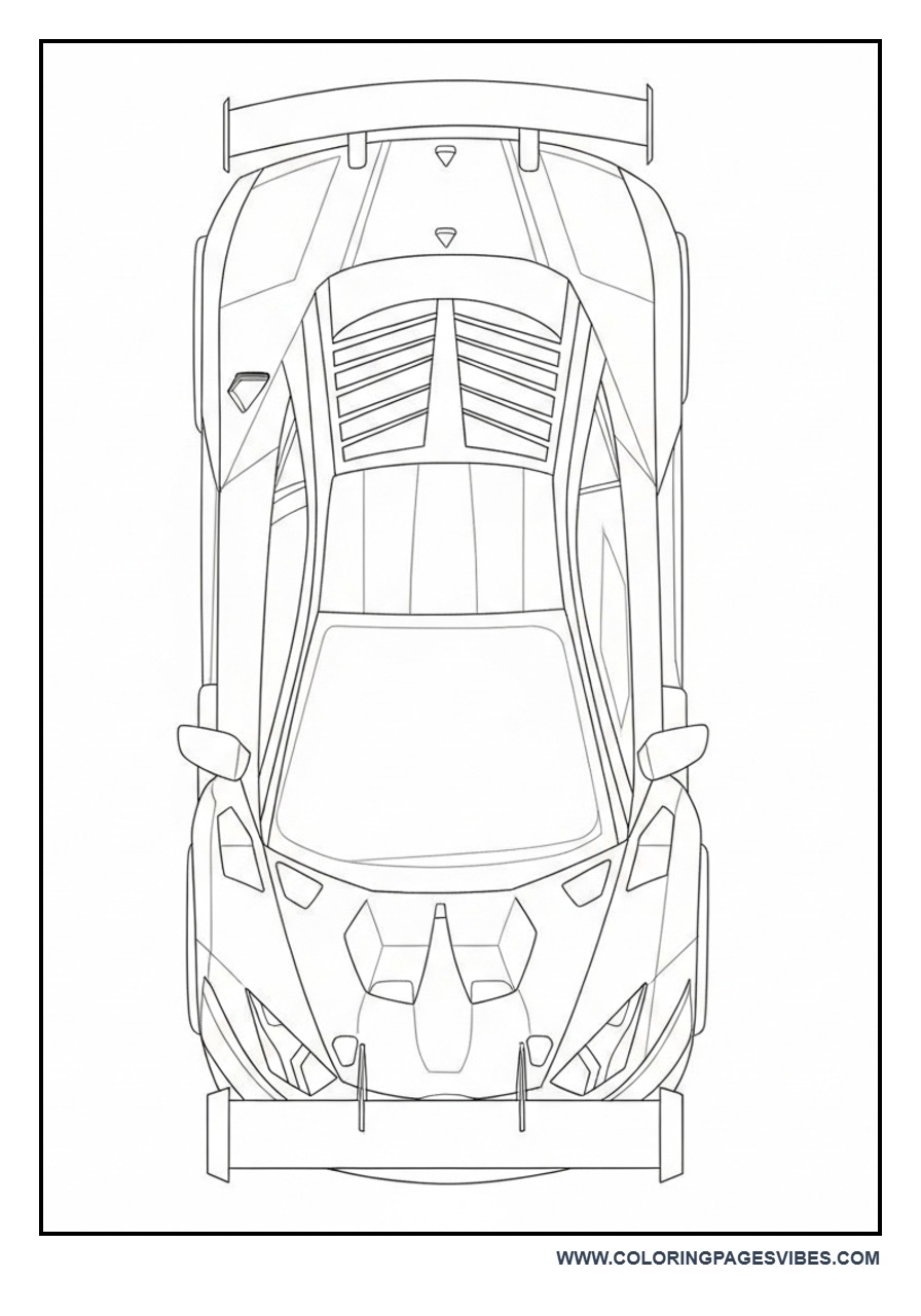 Basic Lamborghini Race Car Style