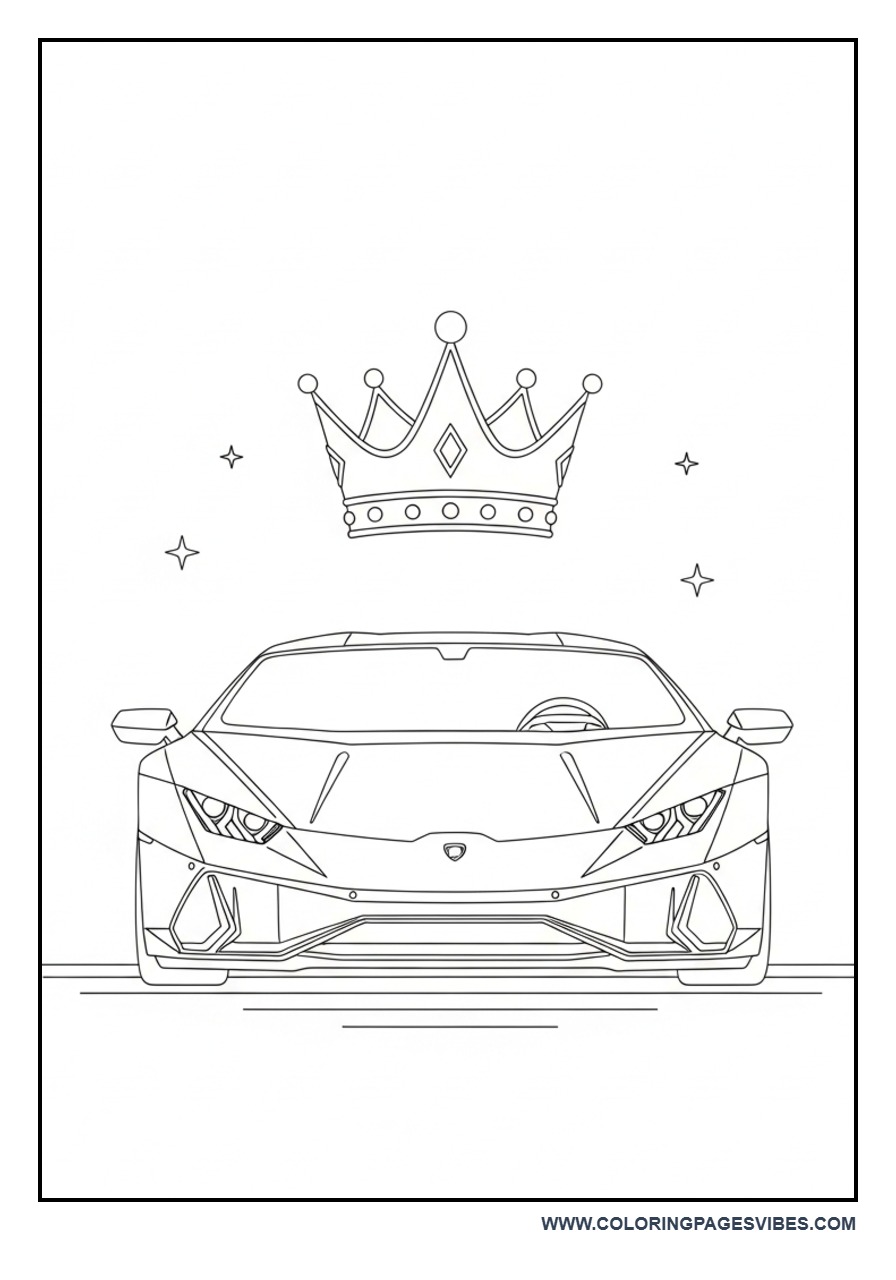 Dream Lamborghini with Crown Theme