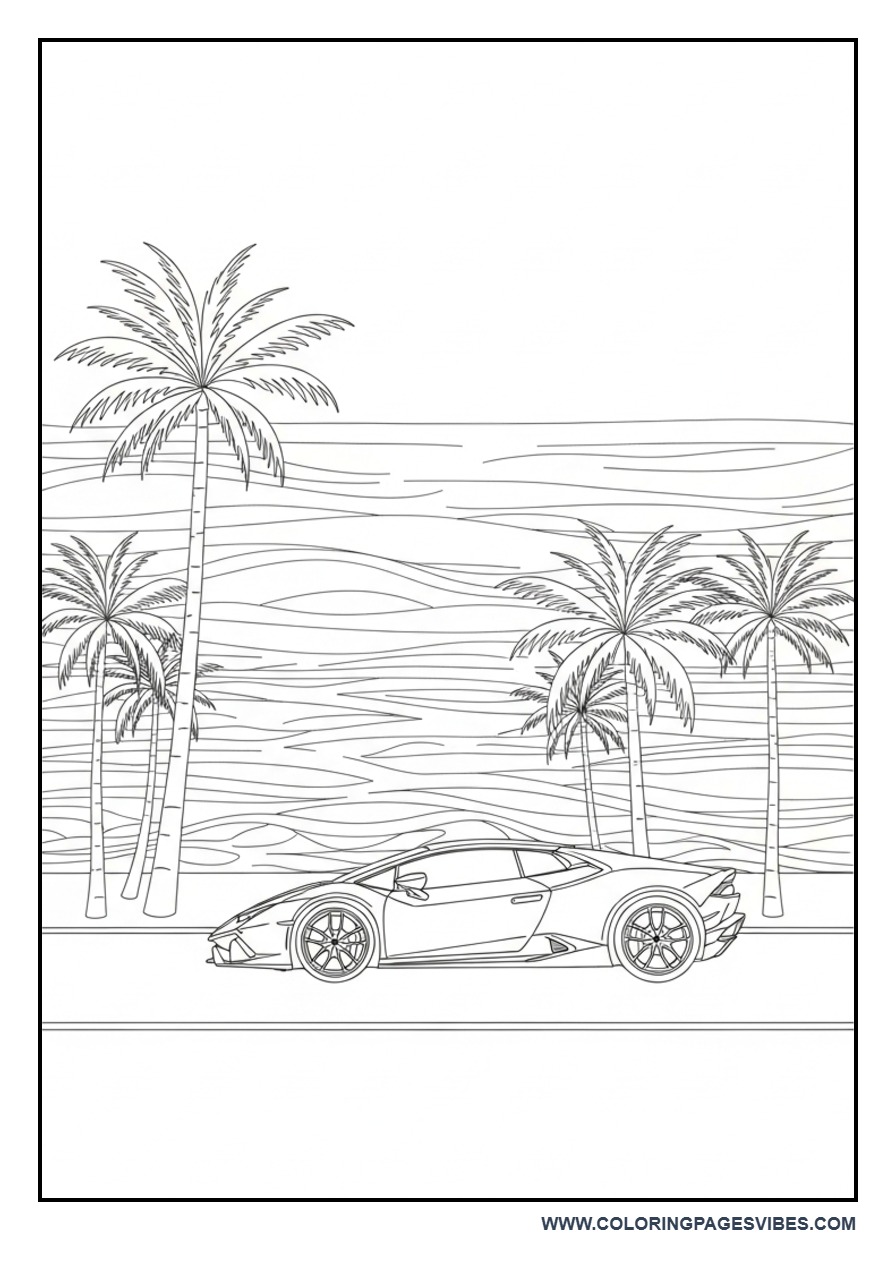 Lamborghini at Beach Road