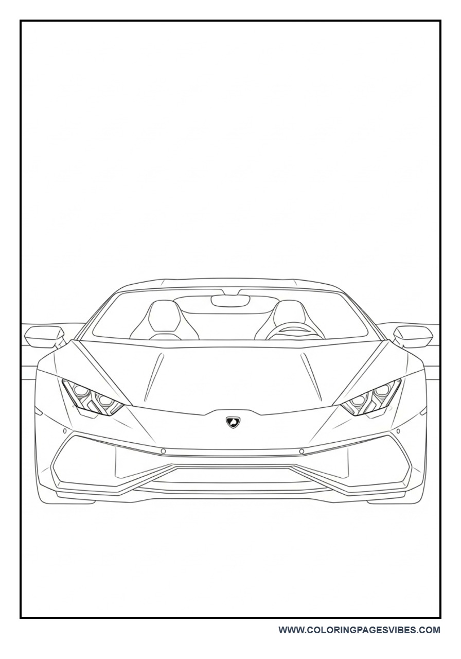 Lamborghini Huracan Front View