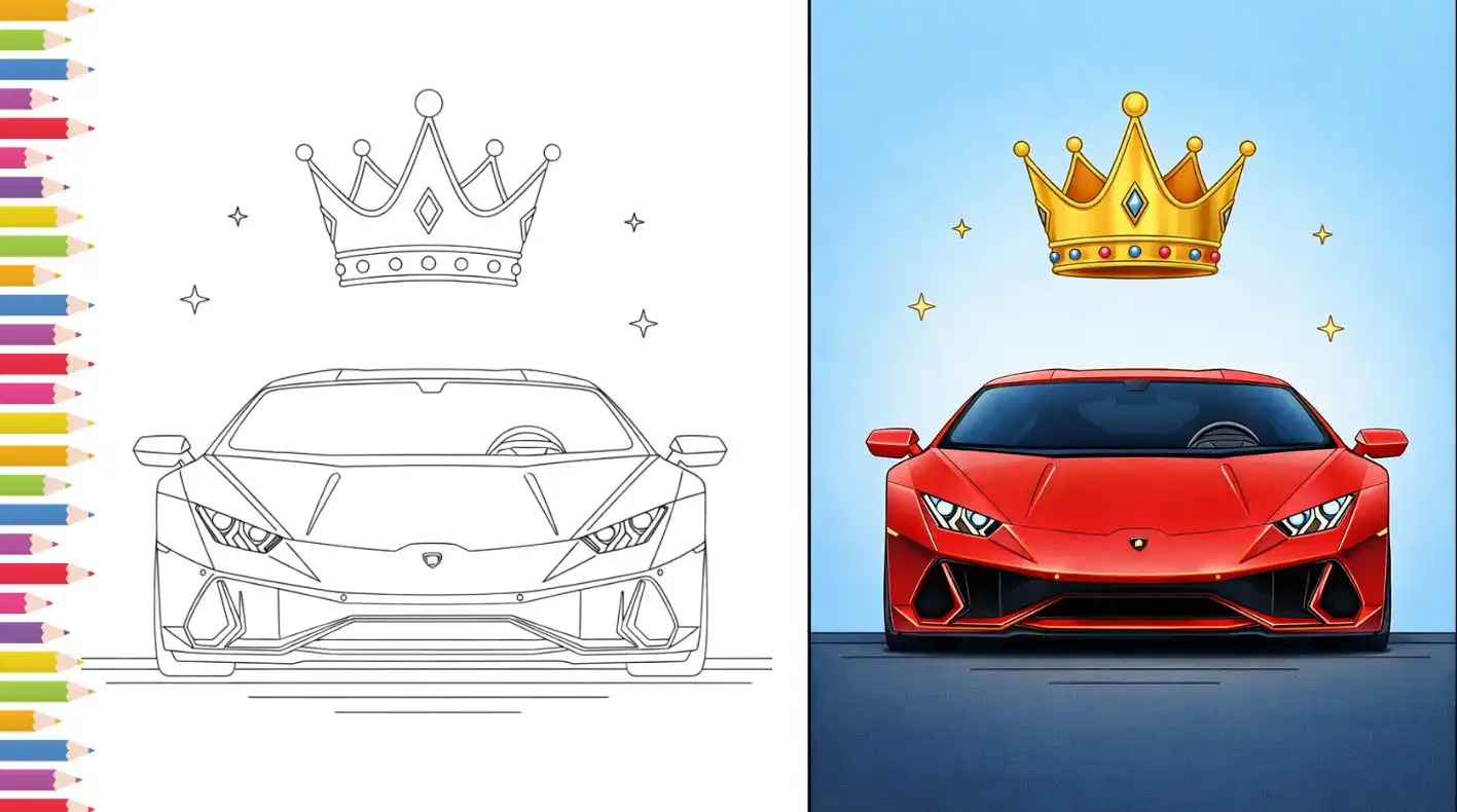 80+ Lamborghini Coloring Pages to Print (Cool Supercar Designs)