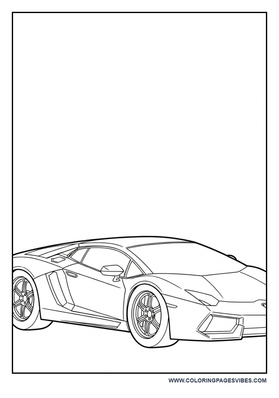 Mini Lamborghini - Chibi Style