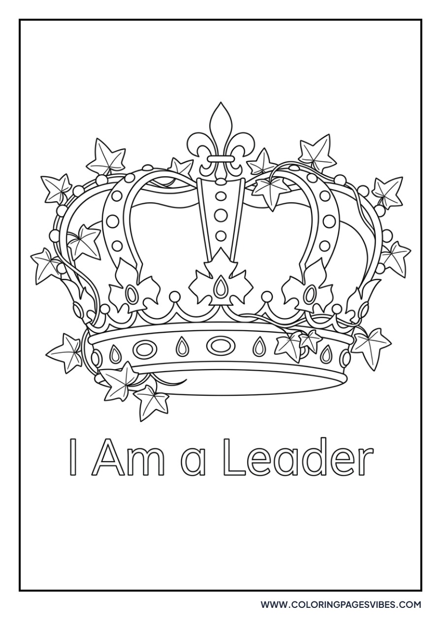 I Am a Leader Crown