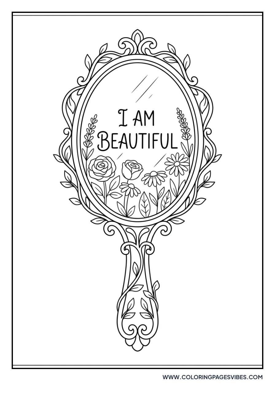 I Am Beautiful Mirror