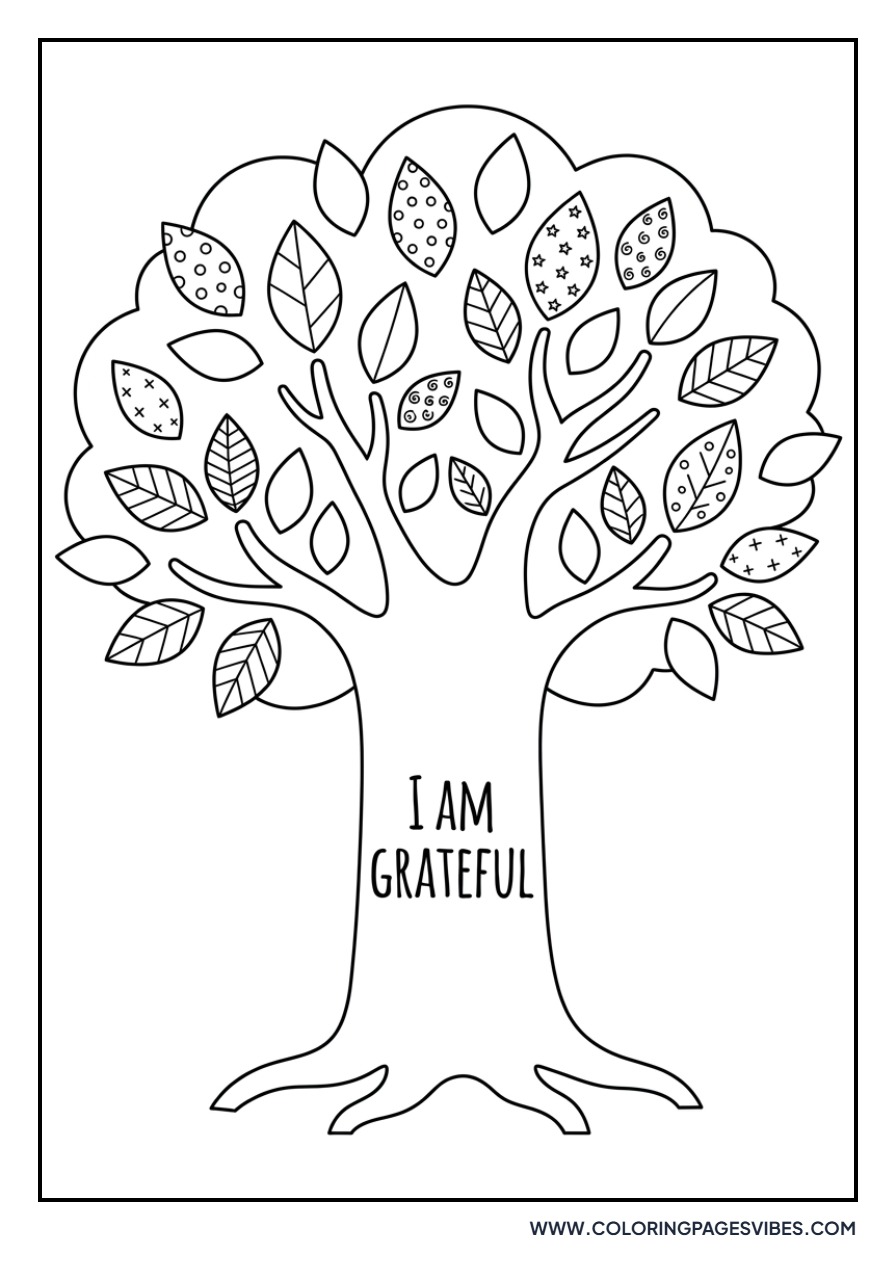 I Am Grateful Tree