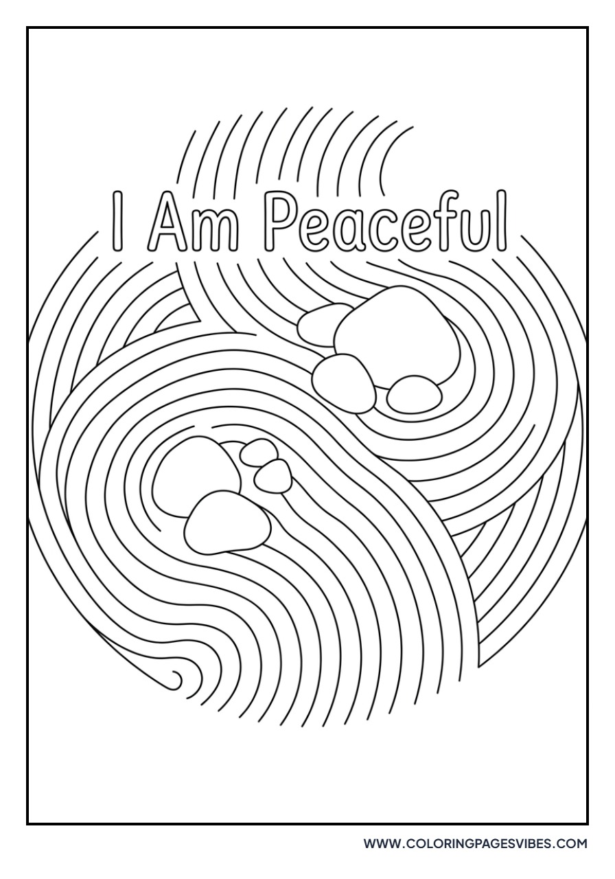 I Am Peaceful Zen Garden