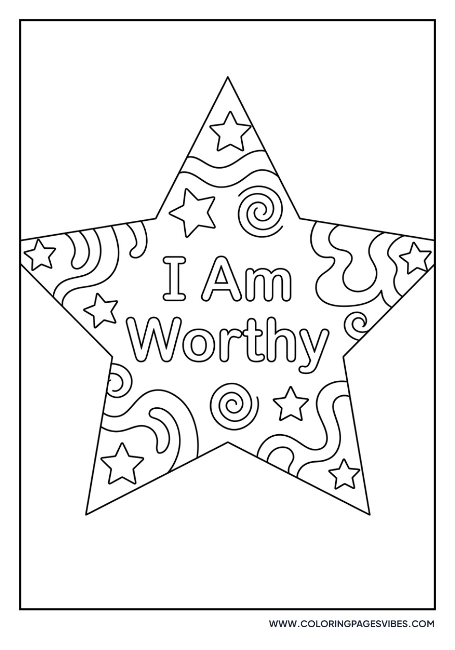I Am Worthy Star