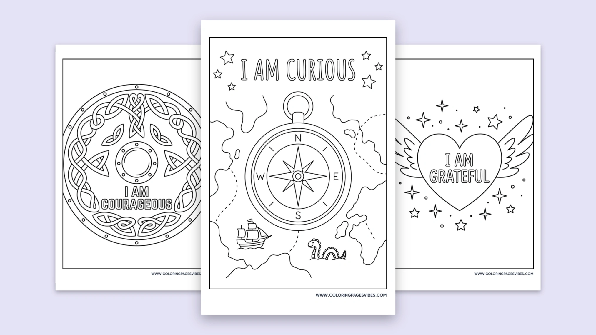 66+ Positive Affirmation Coloring Pages - Free PDF Downloads