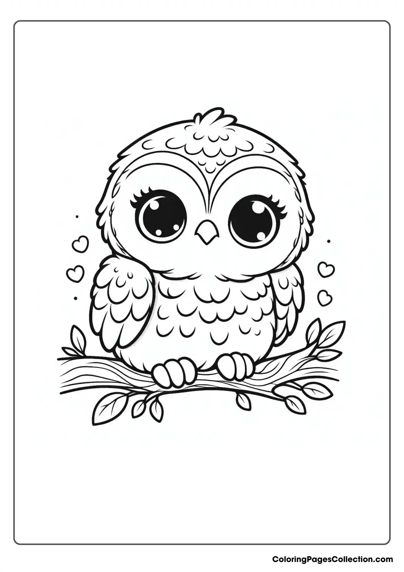 Owl coloring pages