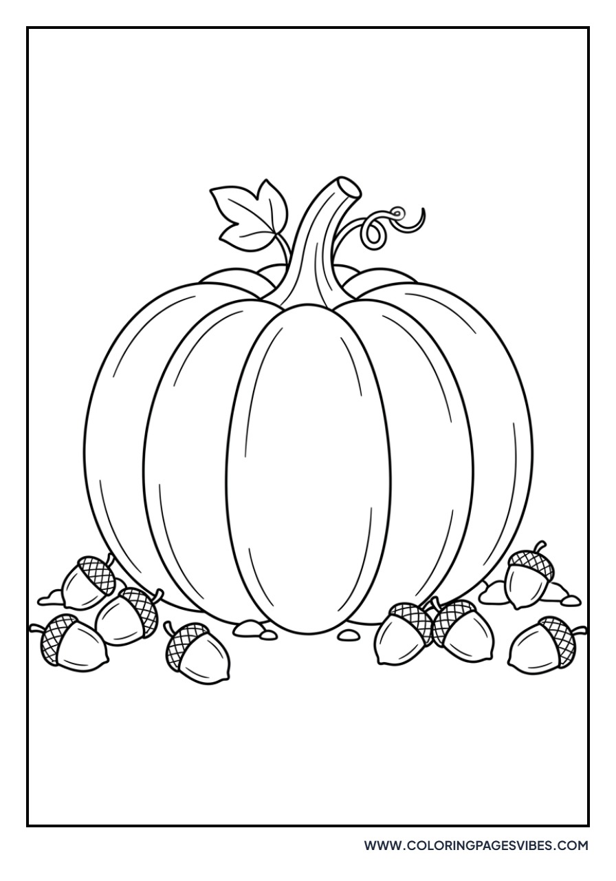 Acorn and Pumpkin