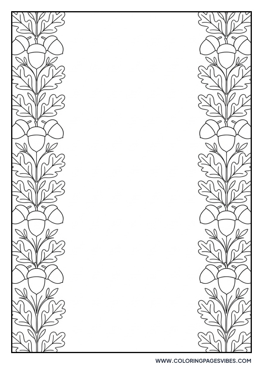 Acorn Border Frame