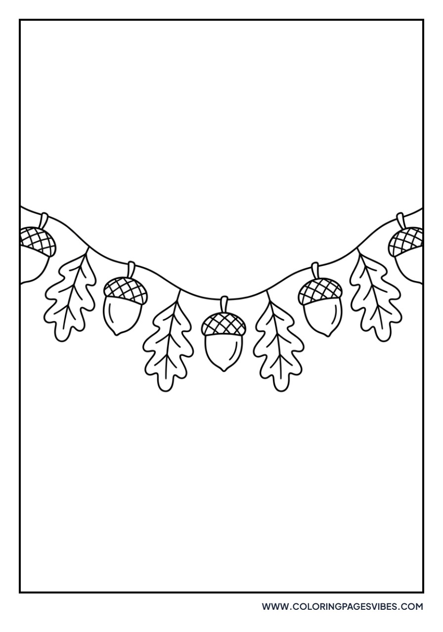 Acorn Garland