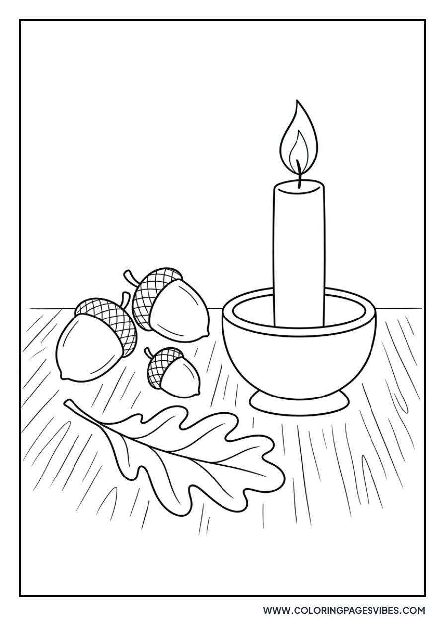 Acorn Still Life