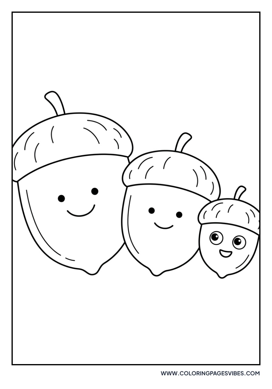 Happy Acorn Family