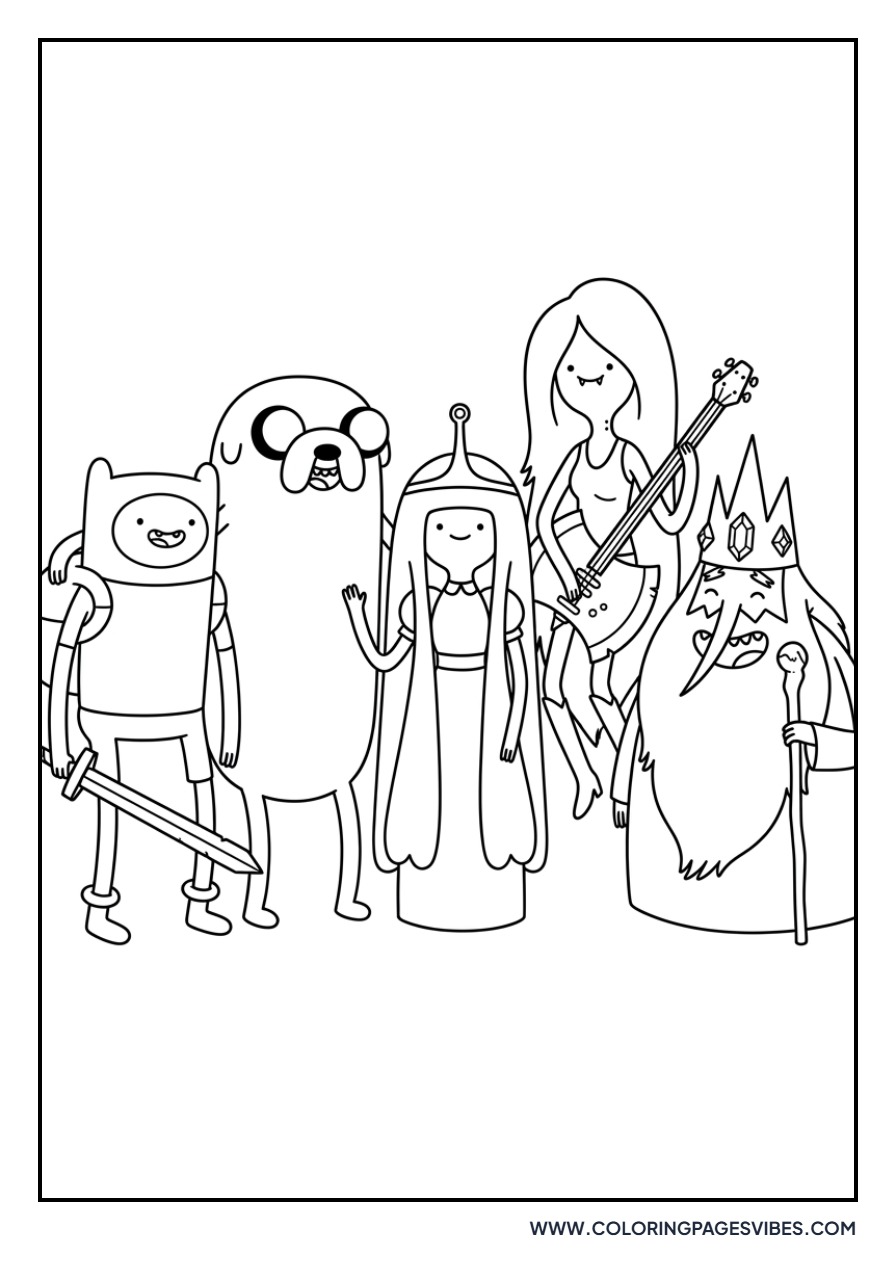 Adventure Time Group Photo