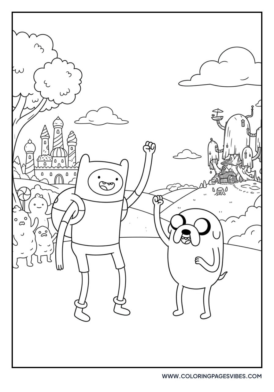 Finn and Jake Fist Bump